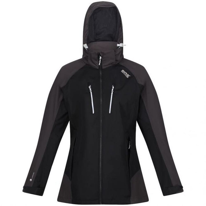 Regatta Damen Ws Calderdale Iv Jacke (1er Pack) 36 Schwarz/Esche, 36 Schwarz/Esche