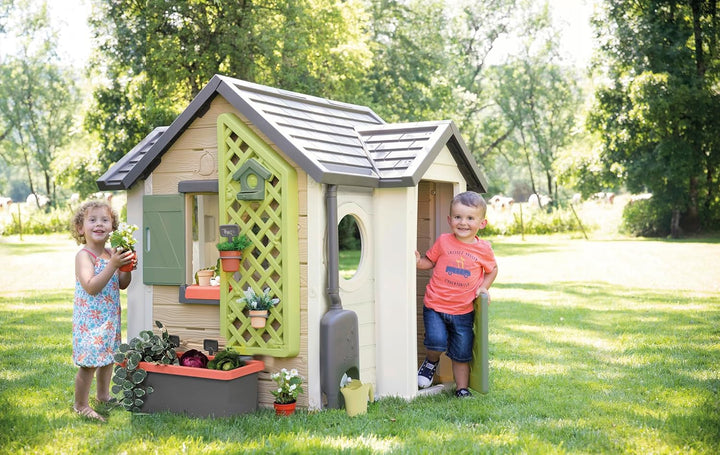 Smoby Life - Regenfass mit Giesskanne aus min. 70% recyceltem Material – Zubehör, Sammlung von Regen