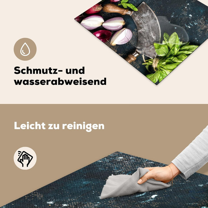 Herdabdeckplatte Einteilig Herdabdeckung Abdeckplatte für Ceranfeld Abdeckung Induktionskochfeld Auf