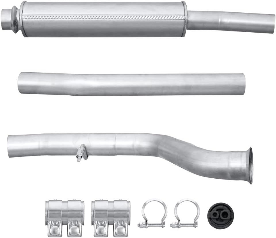 HELLA 8LC 366 025-121 Mittelschalldämpfer - Easy2Fit® Kit - mitte - dreiteilig - Set mit Anbauteilen