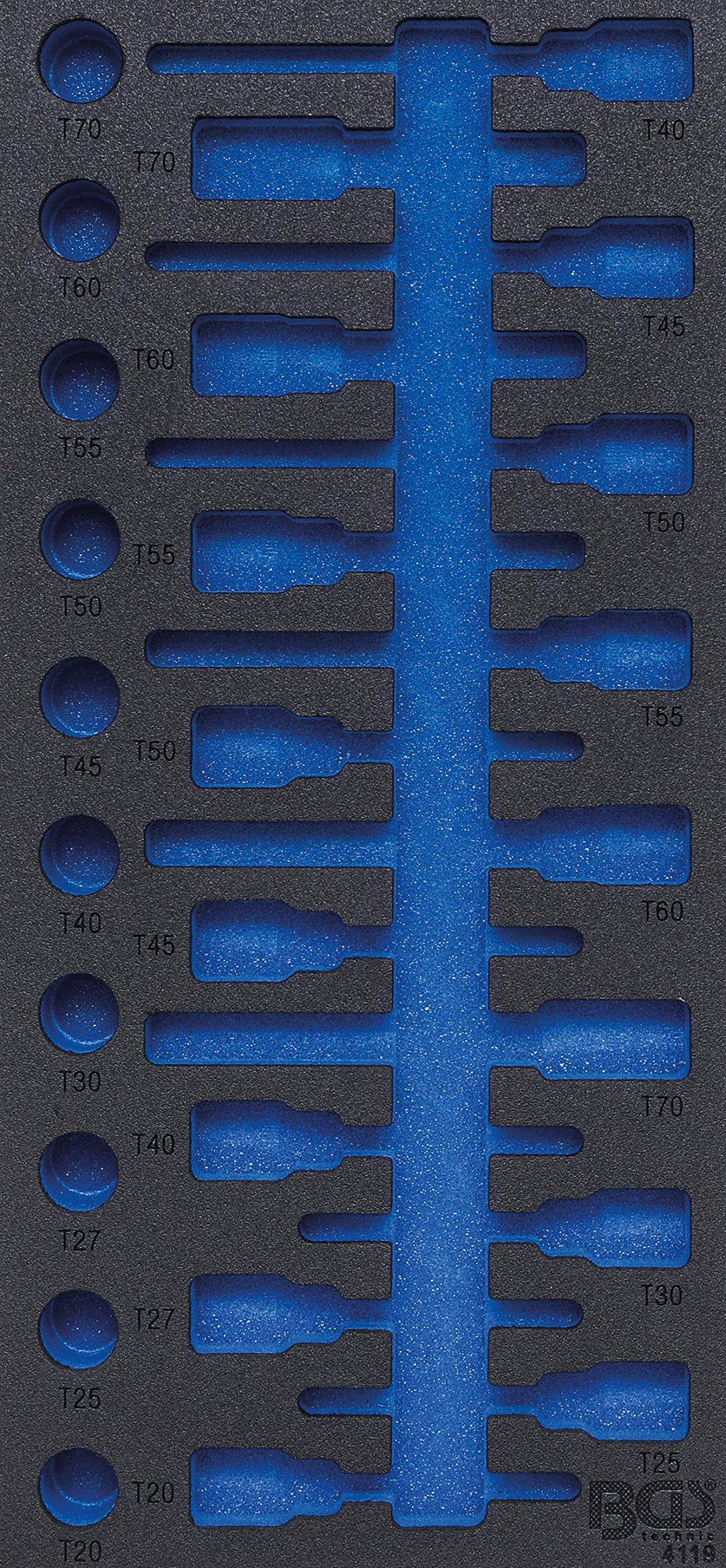 BGS 4119-1 | Werkstattwageneinlage 1/3 | leer | für Art. 4119 Leereinlage, Leereinlage