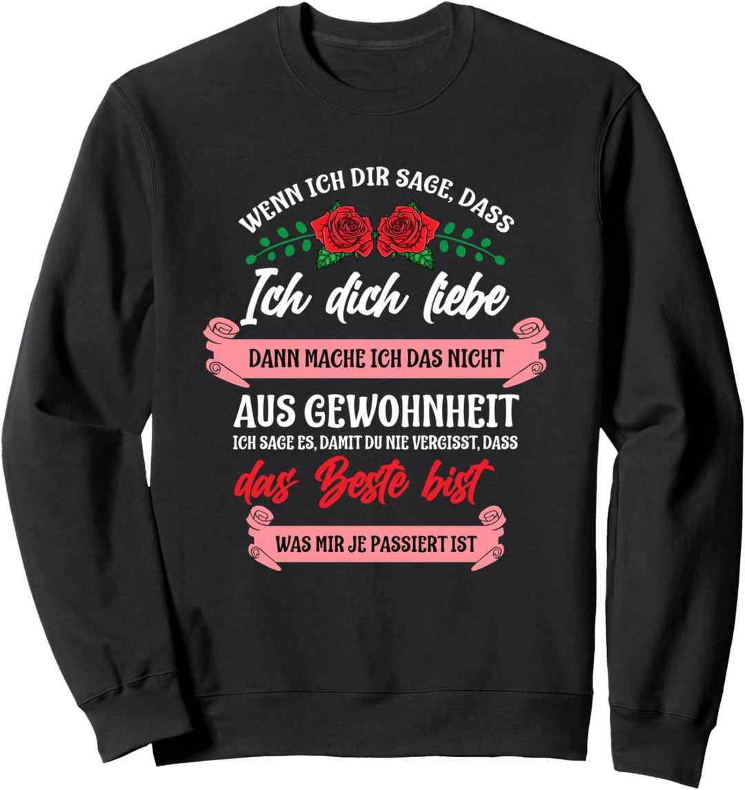 Freundin Jahrestag Von Freund für Sie Süss Beziehung Sweatshirt