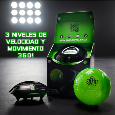Soccer Bot Smart Ball, Roboter für den Innenbereich, Solo oder Multiplayer, ab 3 Jahren, MR100, Schw