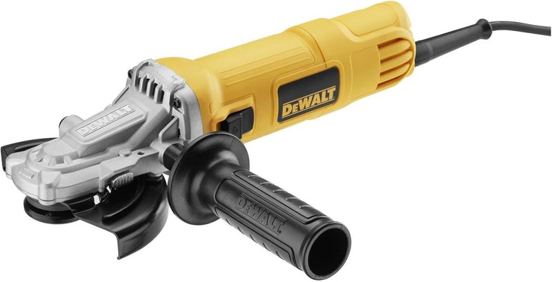 Dewalt DWE4157F-QS Flachkopf-Winkelschleifer, 900W, Schwarz/Gelb