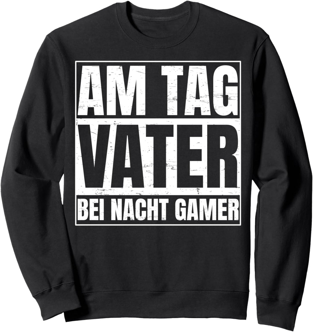 Vater Gamer Geschenk für Papa Gamer Sweatshirt