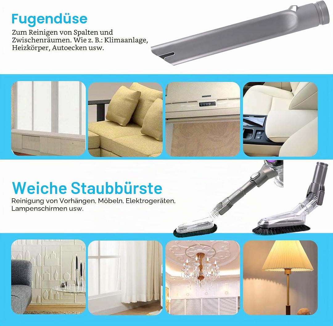 KEEPOW 7 Stück Zubehör Set Ersatzteile für Dyson DC24 DC25 DC33 DC35 DC37 DC39 DC40 DC44 DC45 DC48 D