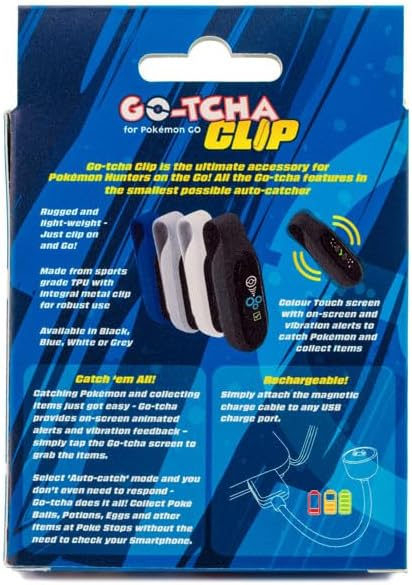 Datel Go-tcha Clip, Gotcha, Go-tcha, Autofänger, für die Verwendung mit Pokemon Go, Catch Pokemon