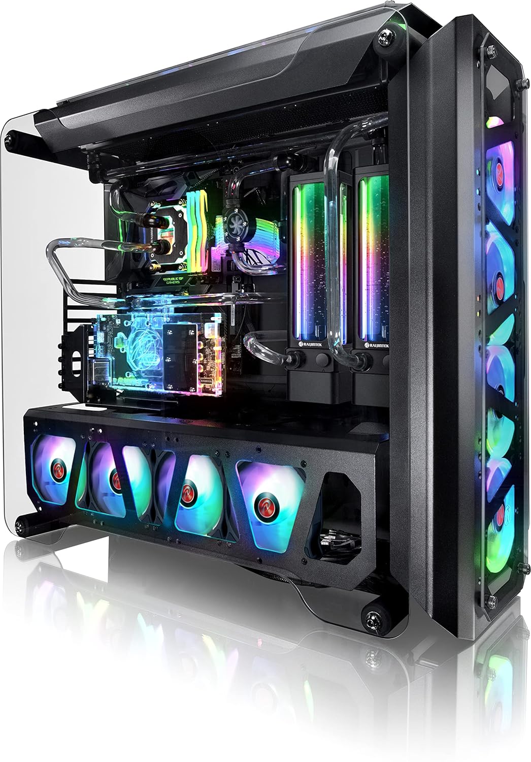 Raijintek Scylla Wasserkühlungs-Set, Water Cooling Kit, All-in-one Liquid CPU Cooler Kit, Lüfter und