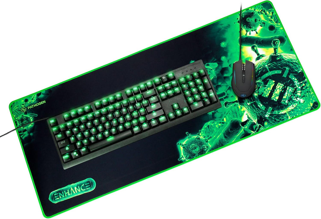 ENHANCE GX-MP2 Verlängert Gaming Mouse Pad - Grosses XL Mauspad (80 x 35 cm) für professionelle Espo