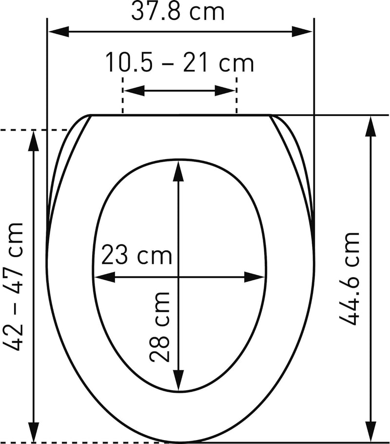 DIAQUA 31171700 WC-Sitz, Mehrfarbig