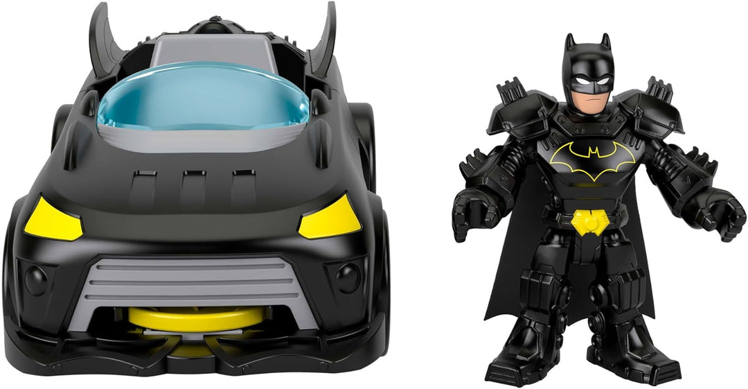 Fisher-Price Imaginext DC Super Friends Metal Force Batmobil Spielzeugauto, ca. 7,6 cm grosse Batman