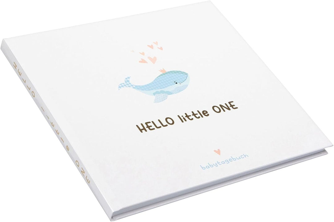 goldbuch 50 500 Babytagebuch Little Splash, Erinnerungsalbum mit 100 illustrierten Seiten, Einband m
