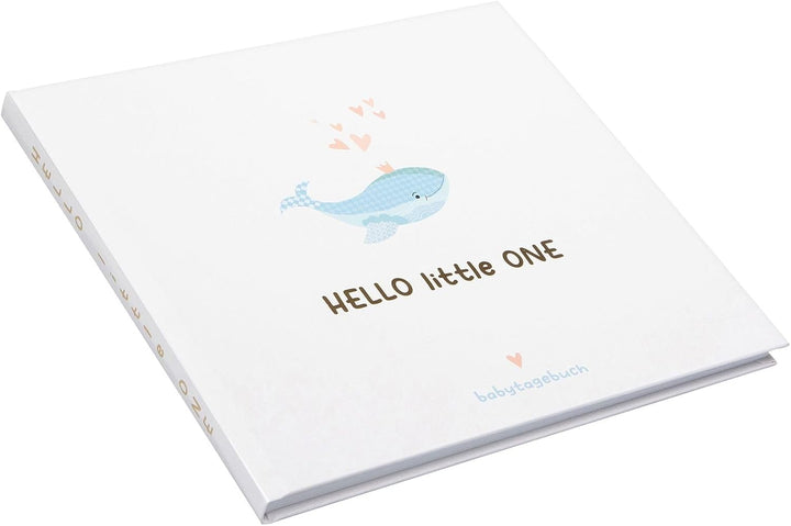 goldbuch 50 500 Babytagebuch Little Splash, Erinnerungsalbum mit 100 illustrierten Seiten, Einband m