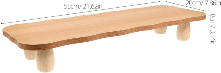 GALPADA Monitorerhöhung mit Ablagefach zur Organisation Am Schreibtisch Minimalistischer Desktop Com