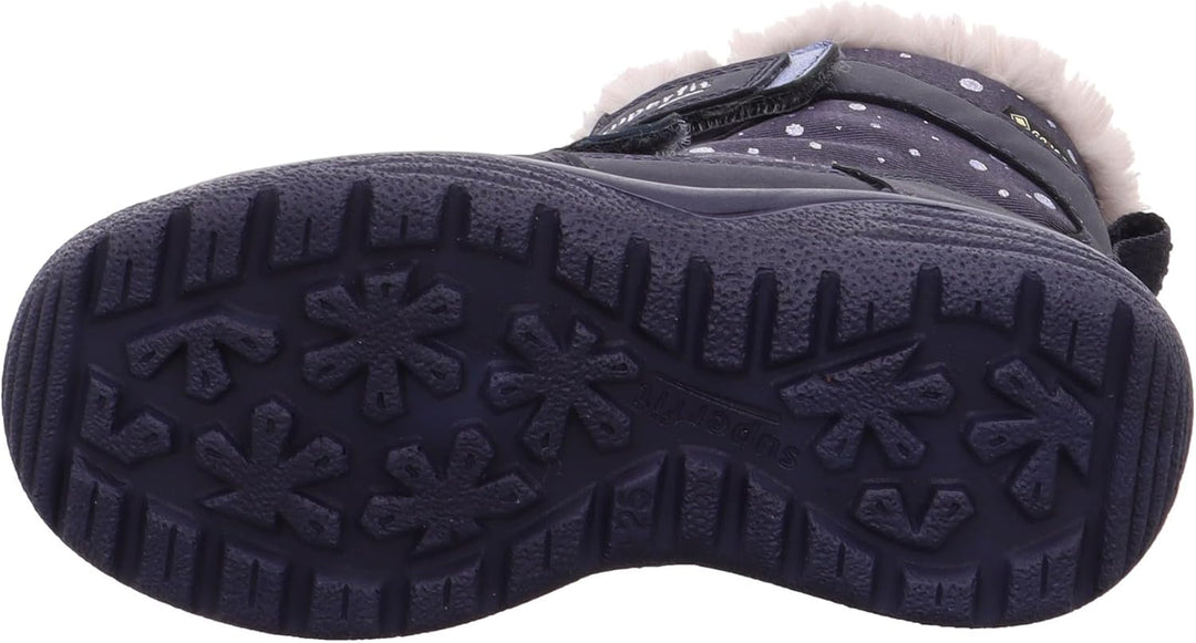 Superfit Mädchen Crystal Schneestiefel 25 EU Blau Hellgrau 8000, 25 EU Blau Hellgrau 8000