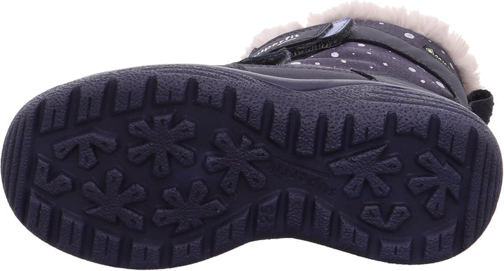 Superfit Mädchen Crystal Schneestiefel 25 EU Blau Hellgrau 8000, 25 EU Blau Hellgrau 8000