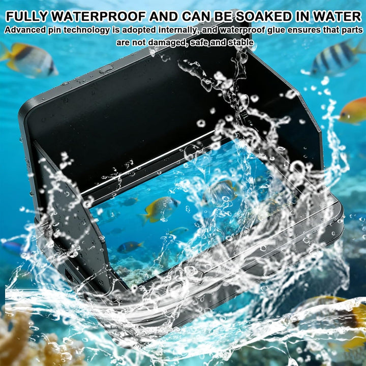 Fischfinder, Unterwasserkamera Angeln mit 4.3" IPS Display und 30m Kabel, Fish Finder Kamera IP67 Wa