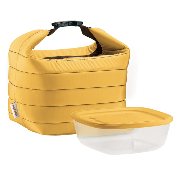 Guzzini - On The Go, Kleine Thermotasche M/Frischhaltedose Handy - Ocker, (Bag) 22 x 18 x h22 cm; (C
