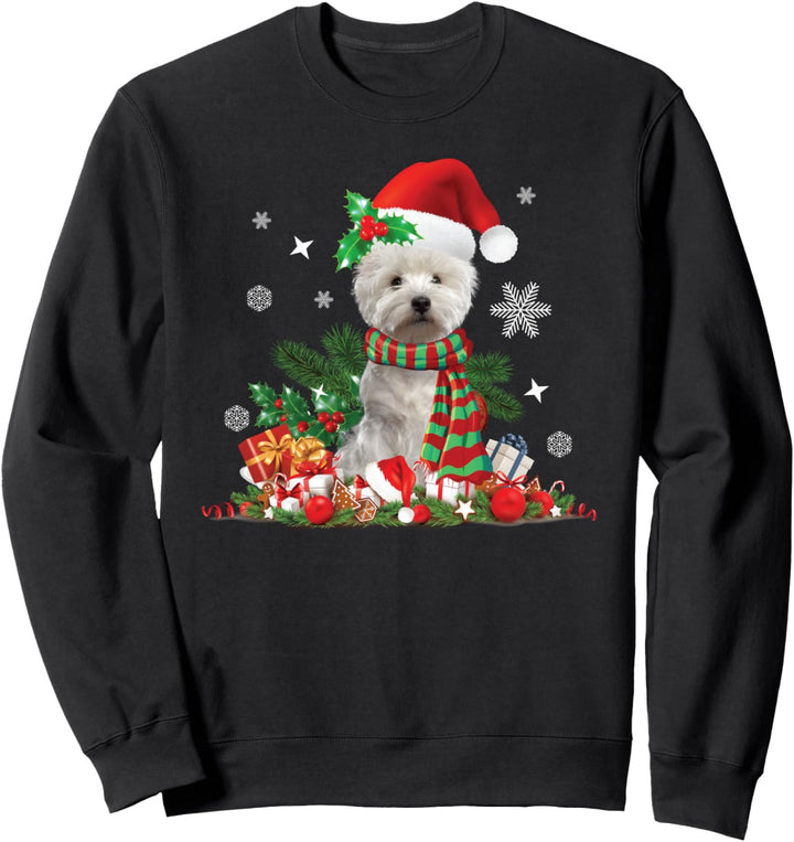 Westie Hund, West Highland Terrier, Weihnachten Sweatshirt