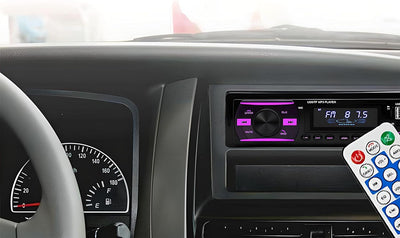 Retoo Autoradio mit Bluetooth Freisprecheinrichtung und Fernbedienung, 1 DIN MP3 Player mit 2 USB fü