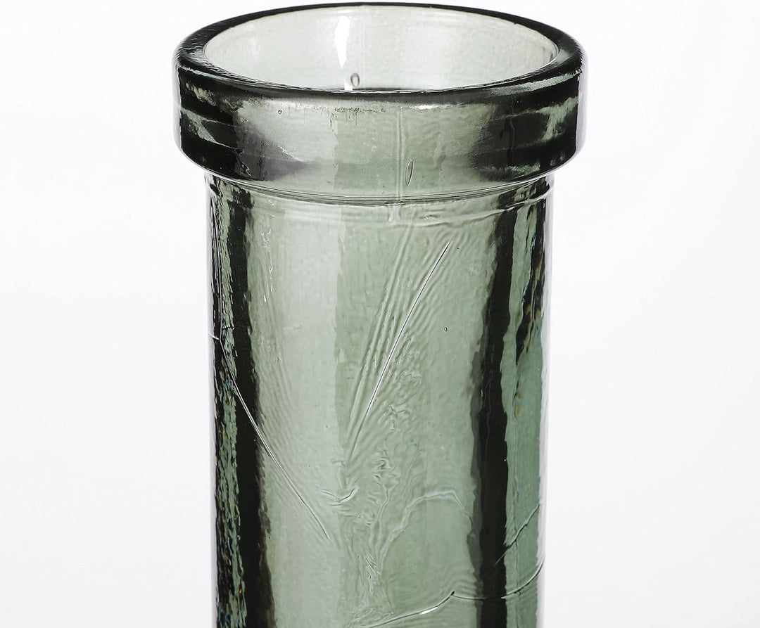 Mica Decorations Rioja Dekorative Flasche - H75 x Ø18 cm - Grün H. 75 cm D. 18 cm Grau/Grün, H. 75 c
