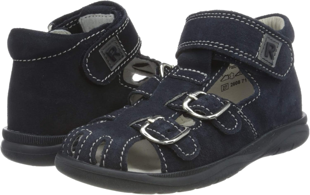 Richter Kinderschuhe Jungen Babel Geschlossene Sandalen 22 EU Blau Atlantic 7200, 22 EU Blau Atlanti