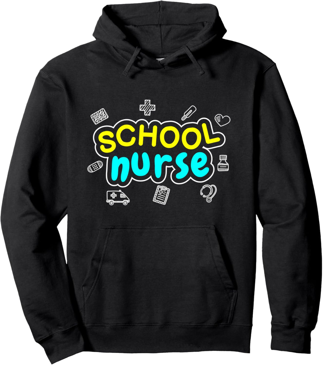 School Nurse Gift Back To School Nursing Registered Nurse Pullover Hoodie
