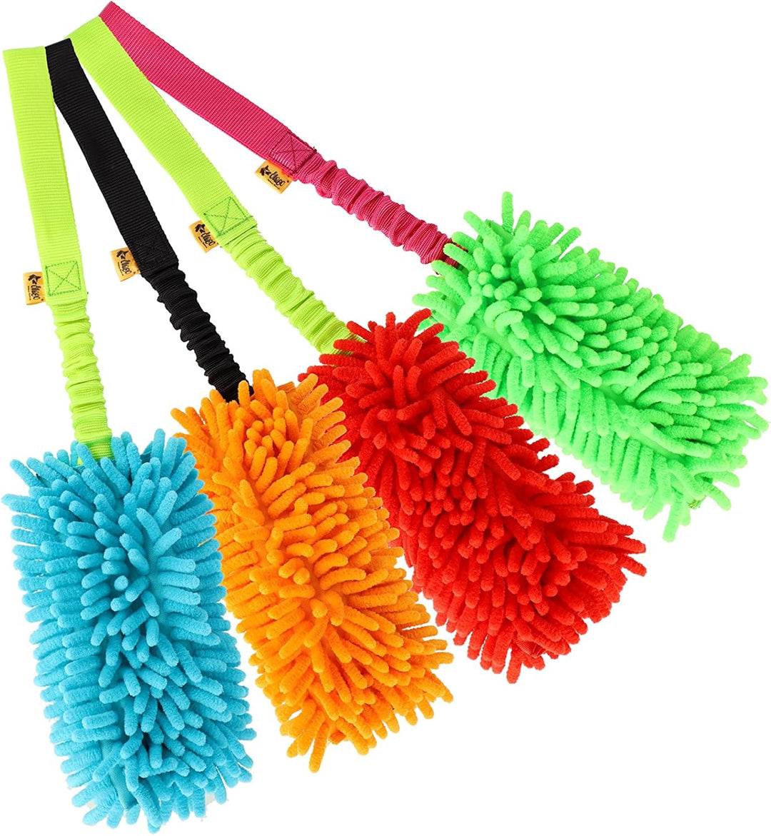 Dingo Mop mit Bungee Griff Hundespielzeug Agility Apporte Motivation Spiel mit Hund Zerrspielzeuge T