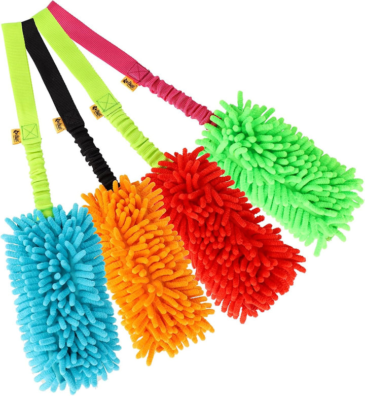Dingo Mop mit Bungee Griff Hundespielzeug Agility Apporte Motivation Spiel mit Hund Zerrspielzeuge T
