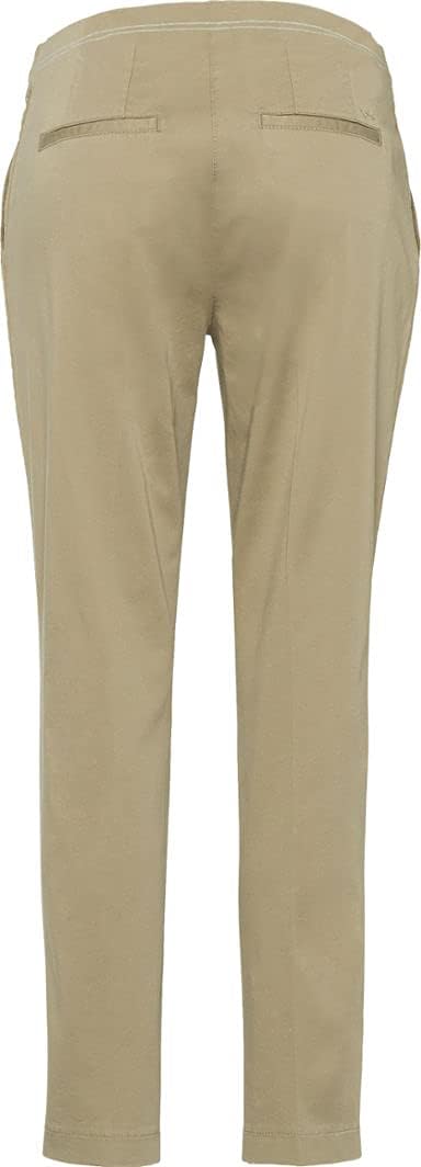 BRAX Damen Style Maron verkürzte Form sportlich-Elegante City Hose, Vintage Khaki