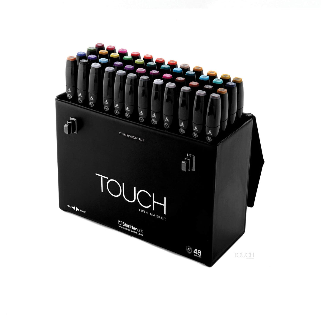 ShinHanart Touch Twin Marker 48 Colors 48er Set Grafikmarker Box Design