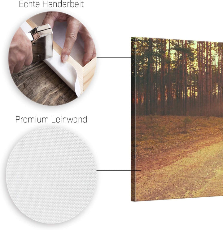 ge Bildet Bild auf Leinwand | Landschaftsbilder - freedom H in 70x50 cm als Wandbild | Wand-deko Dek