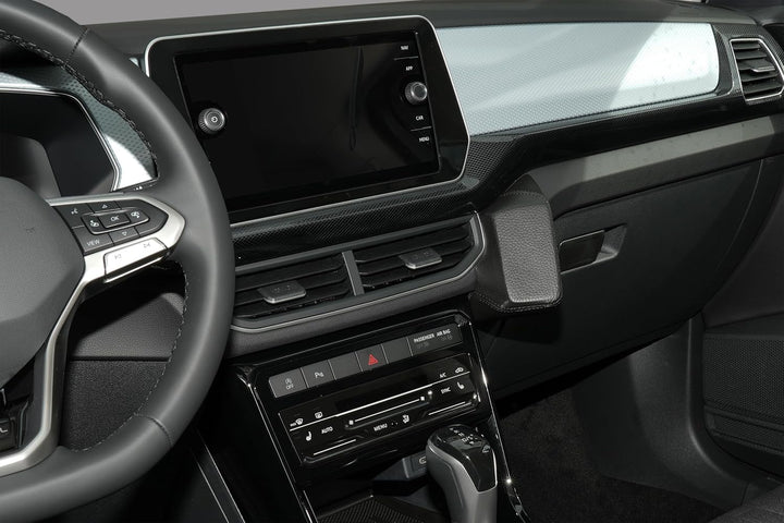 KUDA Handyhalterung passend für VW T-Cross Facelift ab 02/2024 (C1) - Telefonkonsole für Smartphones