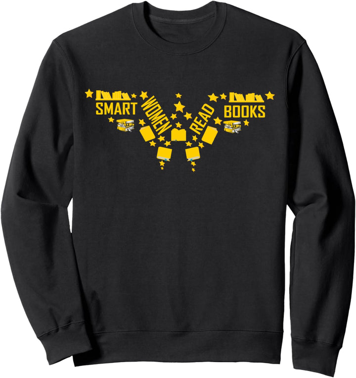 Bookish Smart Women Lesen Sie Bücher für Buch-Nerd Sweatshirt