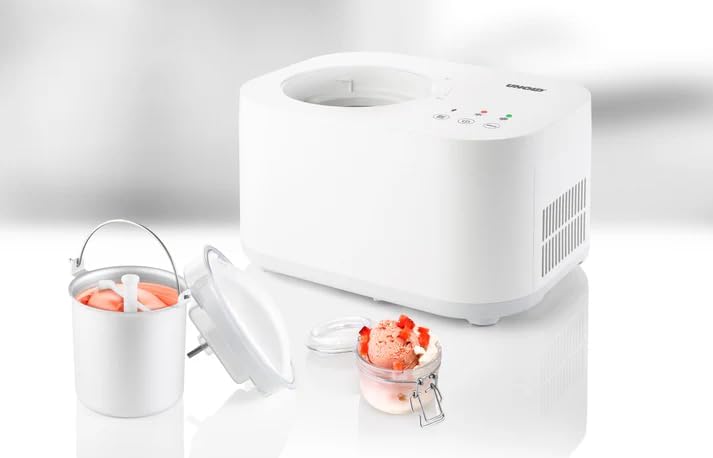 488208 Eismaschine Snow 1 L 30 min. Eis Kompressor inklusive Beheizter Eisportionierer Carlo, Entneh