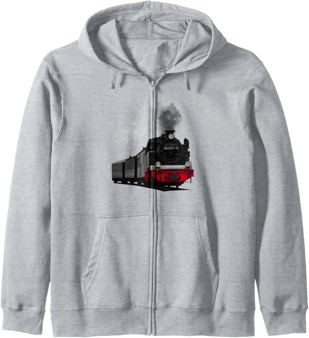 Dampflok Zug Kleine Eisenbahn Lokomotive Kapuzenjacke