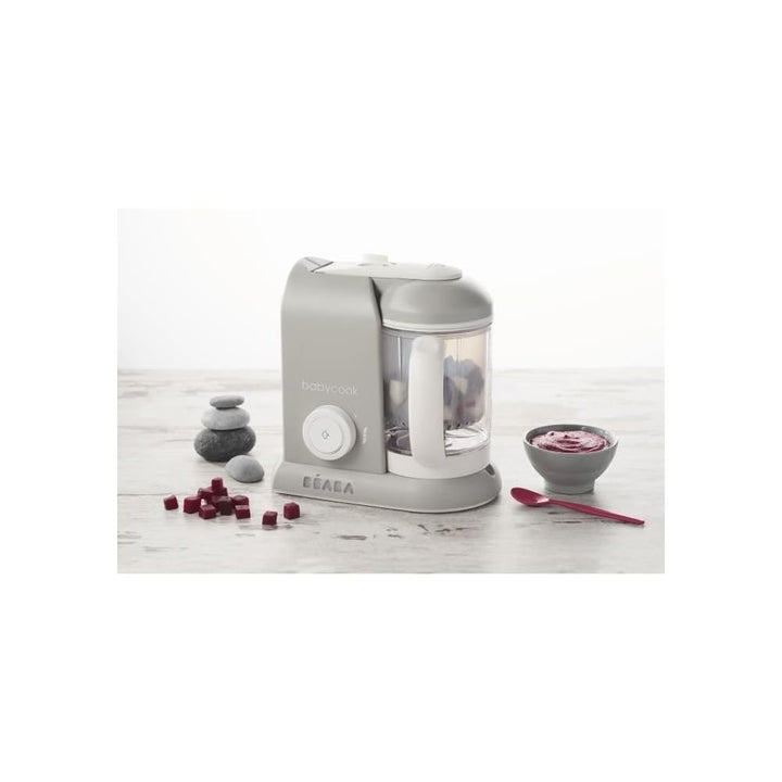 BÉABA - Babycook Solo - 4 in 1 Babynahrungszubereiter - Schonender Dampfgarer - Schnelles Dampfgaren