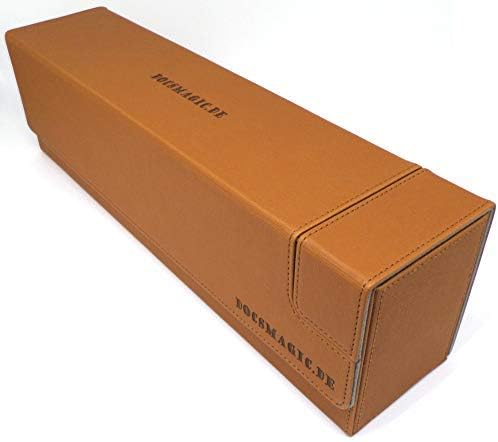 docsmagic.de Premium Magnetic Tray Long Box Red Large - Card Deck Storage - Kartenbox Aufbewahrung T