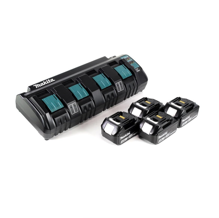 Makita Power Source Kit 18V mit DC 18 SF 4-fach Ladegerät + 4x BL1840B Akku 4,0Ah