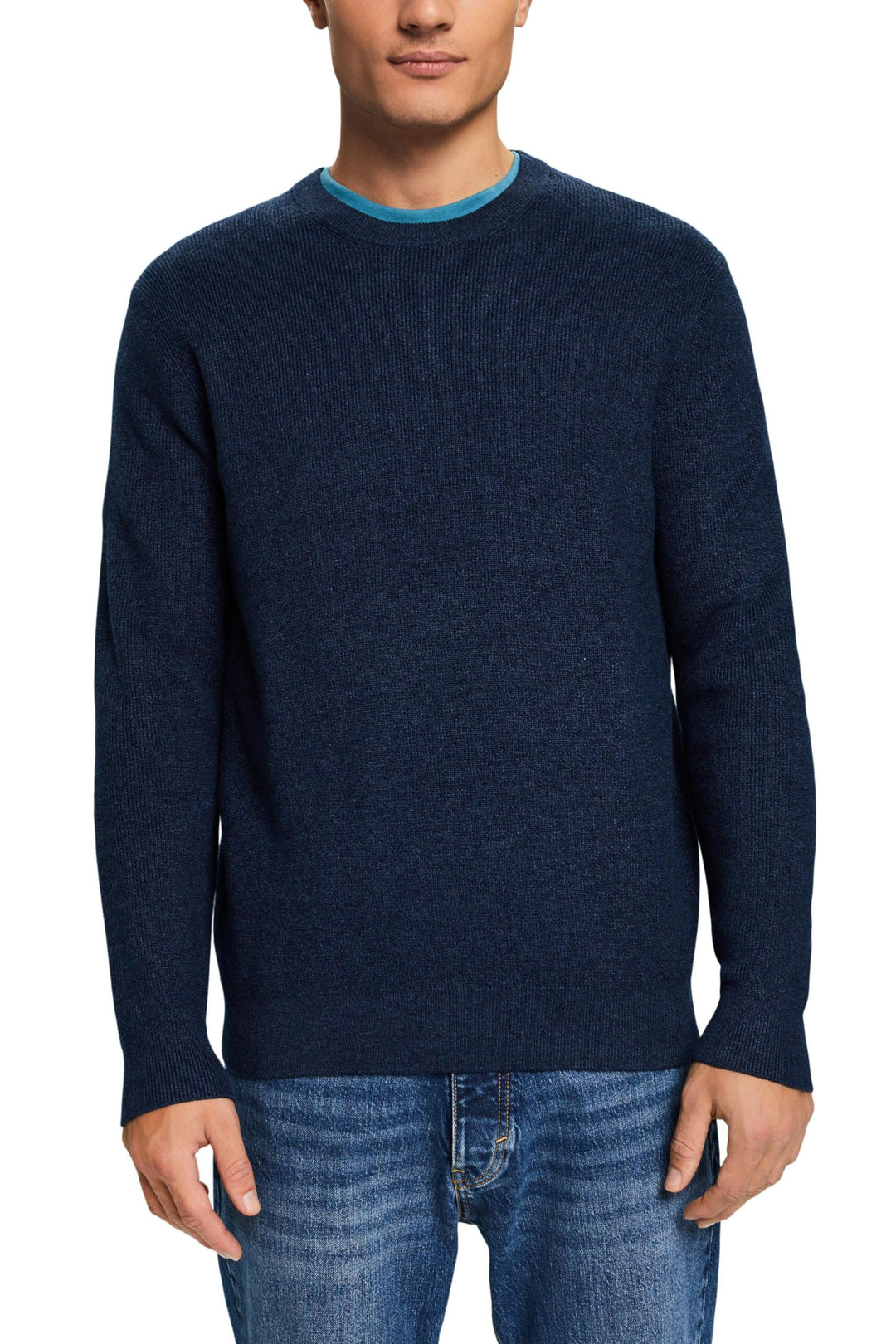 ESPRIT Herren 103ee2i323 Pullover XXL 400/Navy, XXL 400/Navy