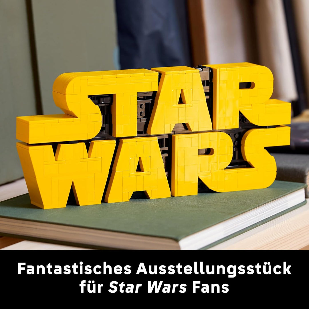 LEGO Star Wars 75407 Star Wars Logo Steinen - Bauset für Erwachsene zum Sammeln - Popkultur-Modell -