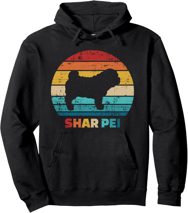 Shar Pei vintage Pullover Hoodie