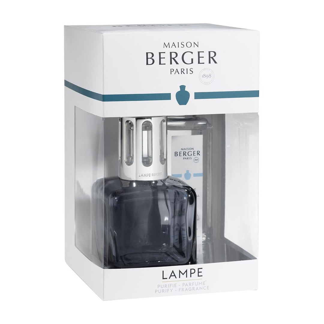 Lampe Berger GLACON GRIS Geschenkset Ice Cube Grau, Glas, 250 ml
