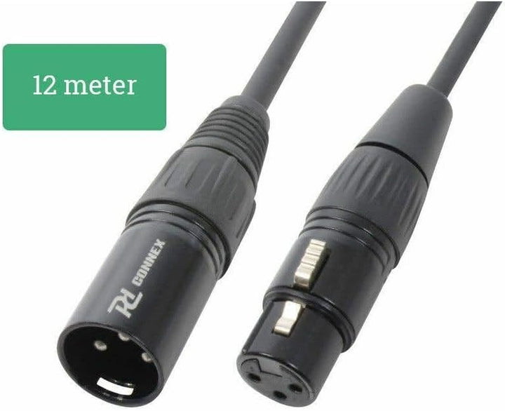 PD Connex Signalkabel XLR (s/b) Verlängerungskabel - 12 Meter, 12 Meter