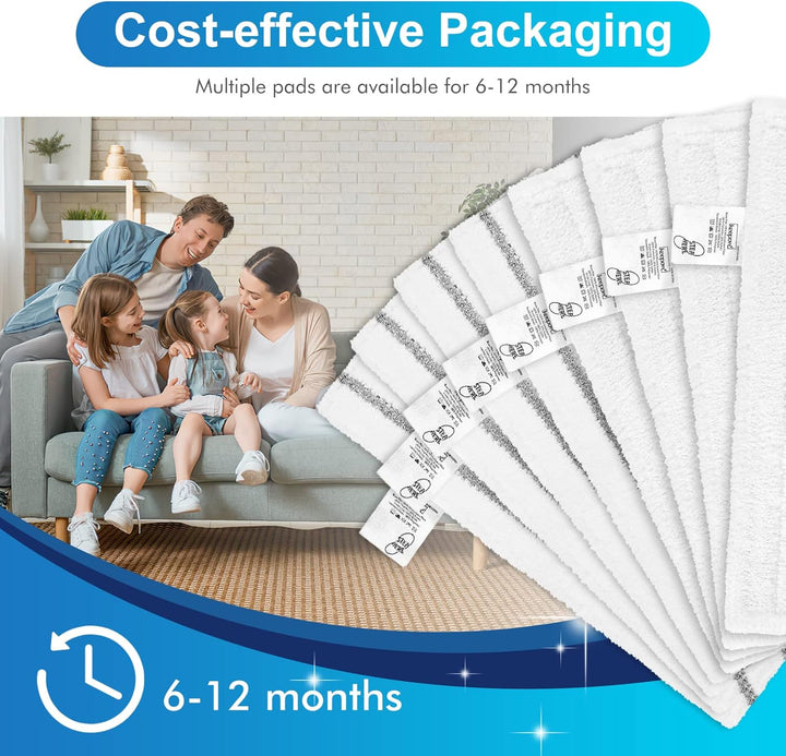 KEEPOW Bodentücher 8 PCS für Kärcher Dampfreiniger EasyFix SC 1 SC 2 SC 3 | Kompatibel mit Kärcher D