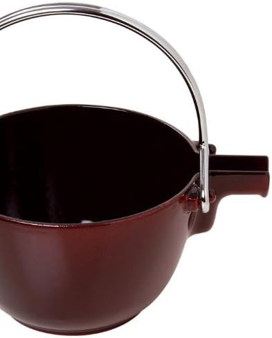 Staub 1650087 Teekanne/Wasserkessel, rund 16,5 cm, 1,15 L mit mattschwarzer Emaillierung Im Inneren
