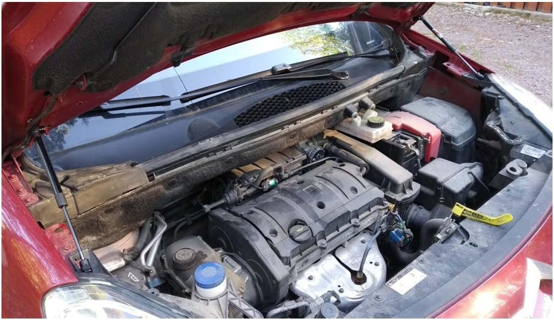 JINGLINGKJ Motorhaube für Partner 2008–2018 Dämpfer Stossdämpfer Gasdruckfedern Feder 2St Schwarz, S