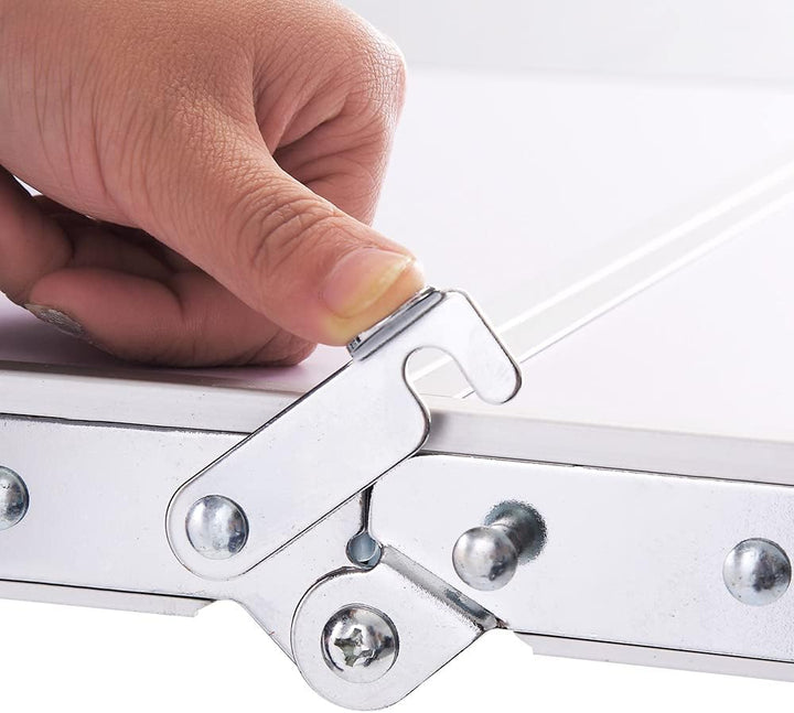 Klapptisch für den Aussenbereich, tragbar, Aluminium, leicht, Picknicktisch mit Tragegriff für Küche