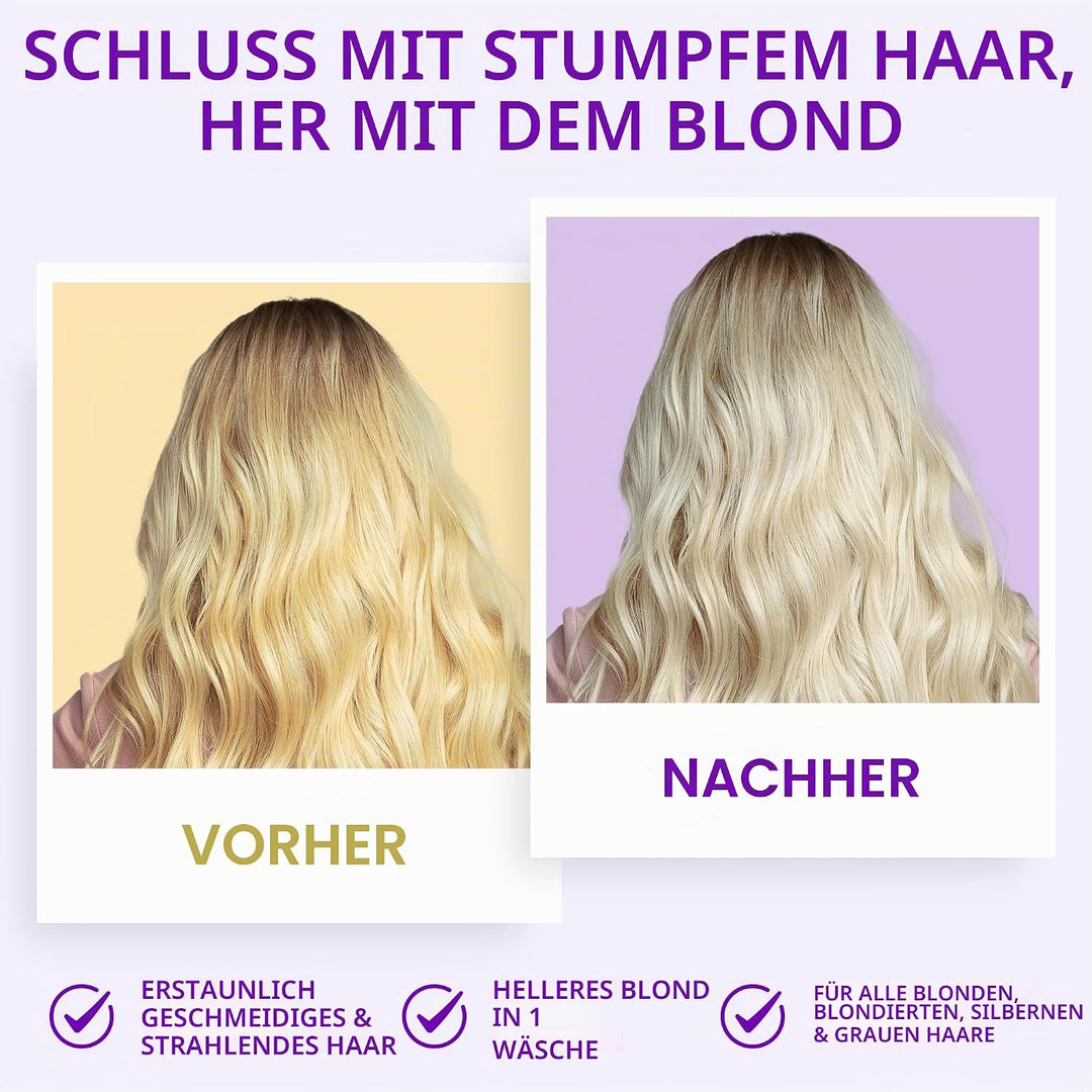 Blond Spülung SULPHATFREIES (500ml) Conditioner Blondiertes Haar Silber Conditioner Haare Für Graues