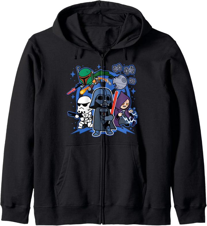 Star Wars Vader Kawaii Chibi Team Empire Kapuzenjacke